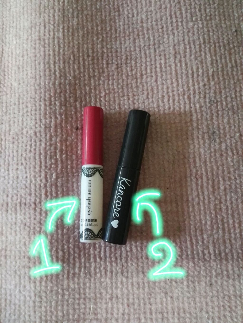 カンコレ まつげ美容液/DAISO/マスカラ下地を使ったクチコミ（2枚目）