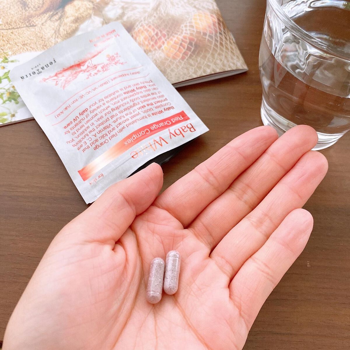 Baby White 60粒/renaTerra/美容サプリメントを使ったクチコミ（2枚目）