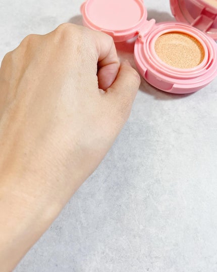 ハッピーユアデイクッション/Merrymonde/クッションファンデーションを使ったクチコミ(5枚目)