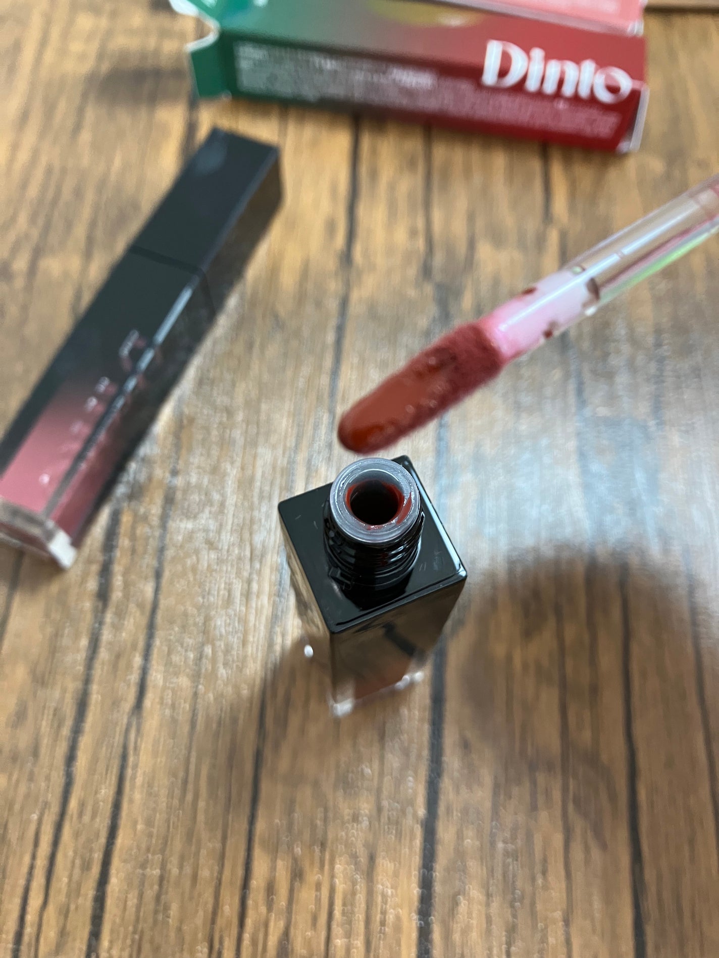 ディープキスド プランピング リップエナメル/Dinto/リップグロスを使ったクチコミ(4枚目)