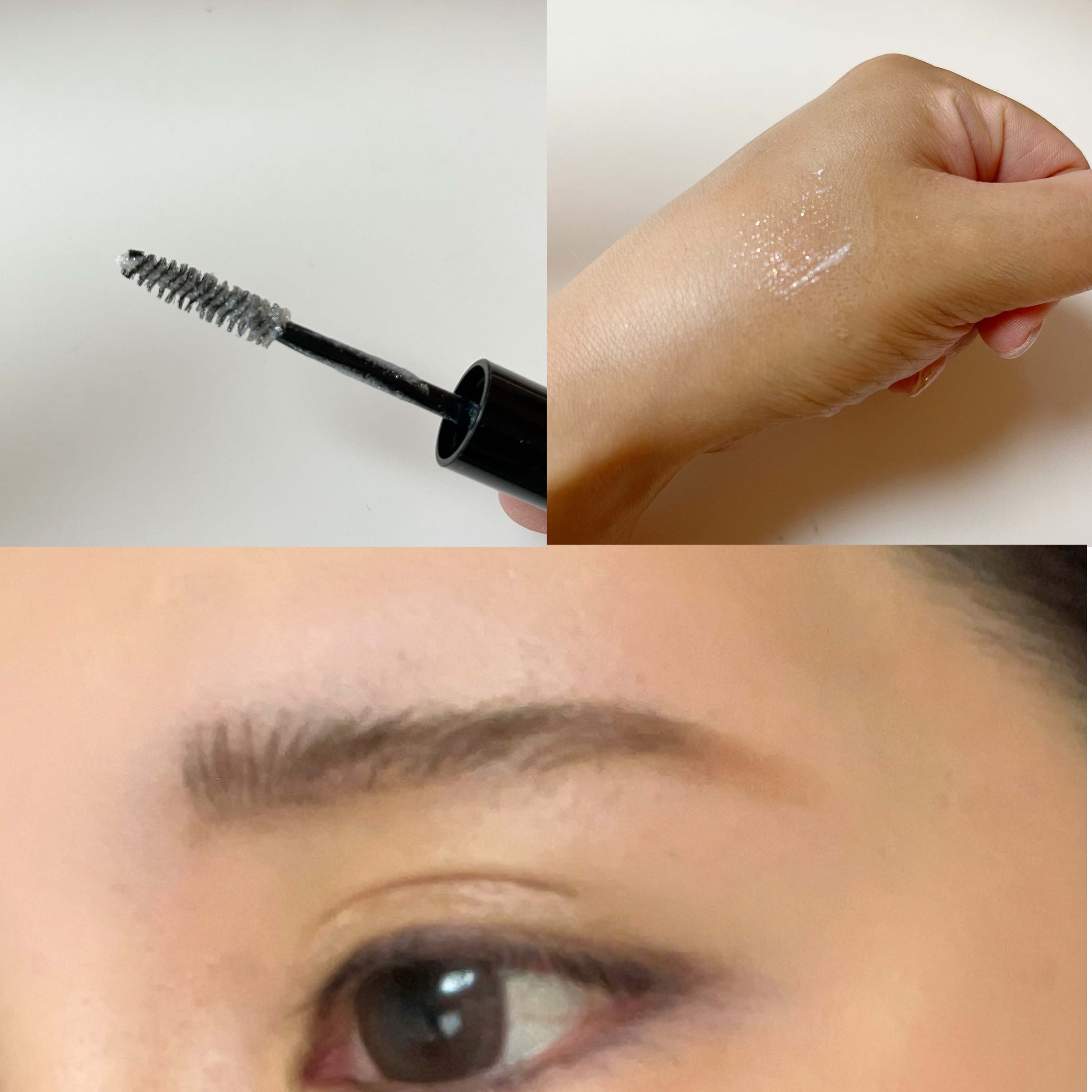 フェザーブロウメイカー EX-2 グリッター/KATE/眉マスカラを使ったクチコミ（2枚目）