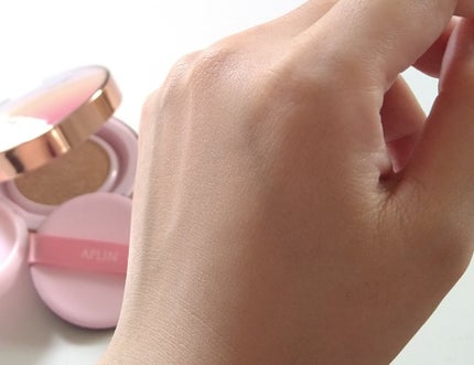 ピンクティーツリーカバーアップグロウクッション/APLIN/クッションファンデーションを使ったクチコミ(4枚目)