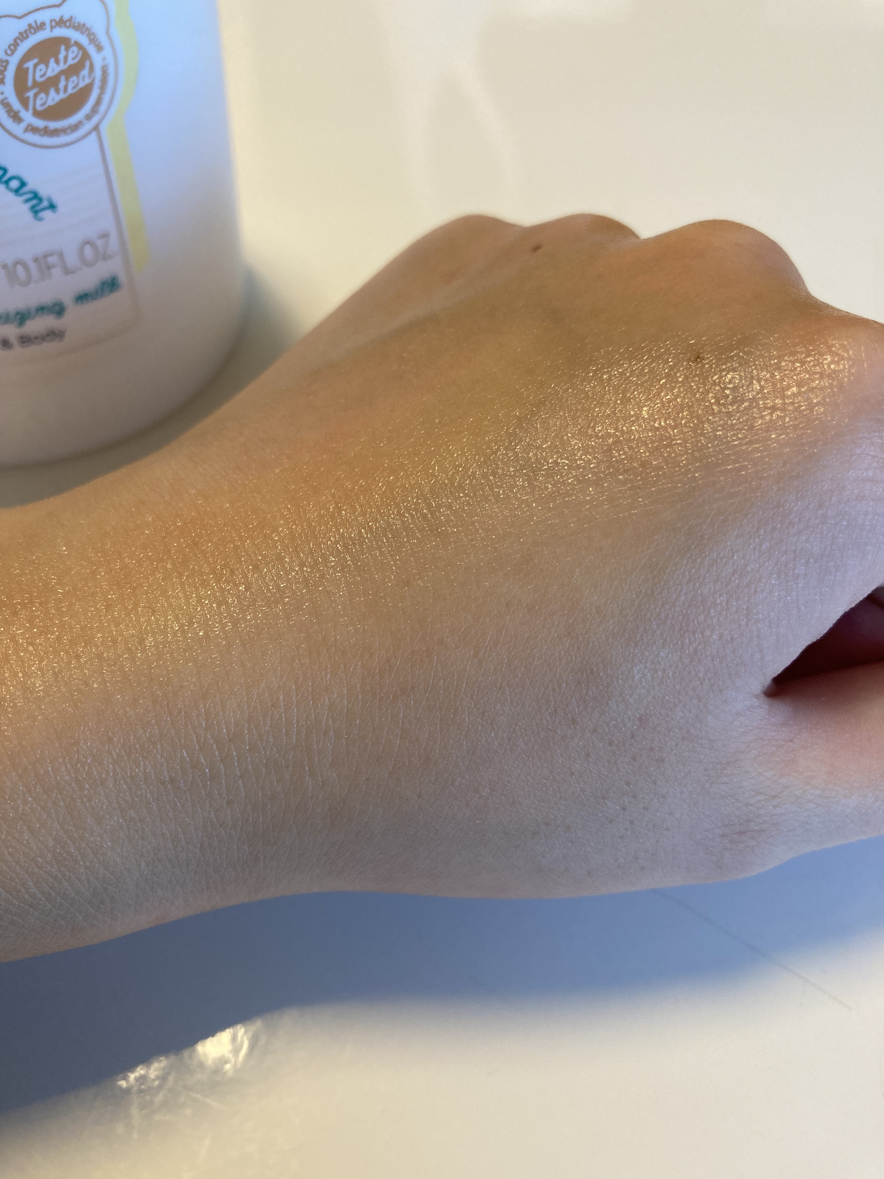 シア ベイビー モイスチャー ミルク/L'OCCITANE/ボディミルクを使ったクチコミ（3枚目）