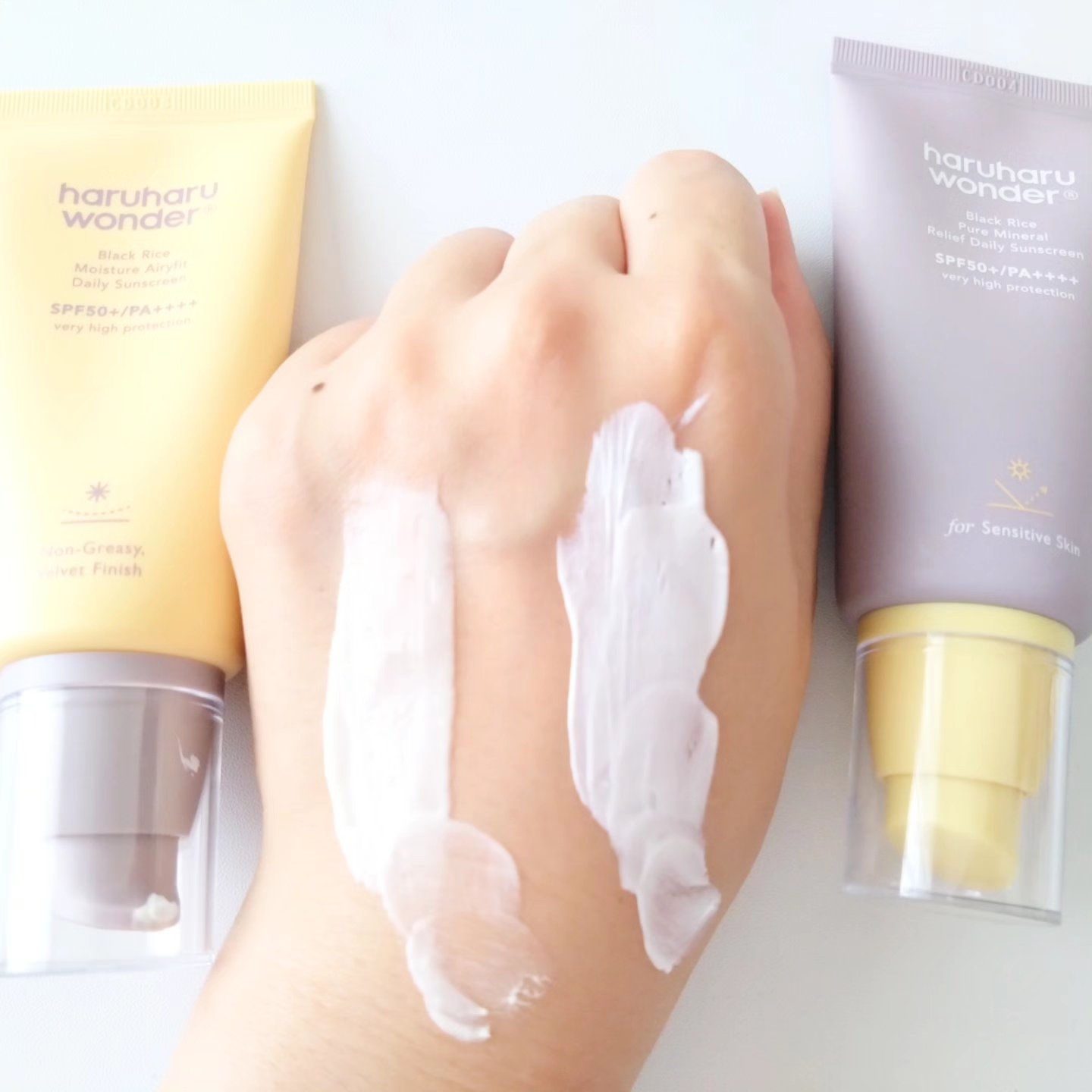ブラックライス ピュア ミネラル リリーフ デイリー サンスクリーン/haruharu wonder/日焼け止めクリームを使ったクチコミ（3枚目）