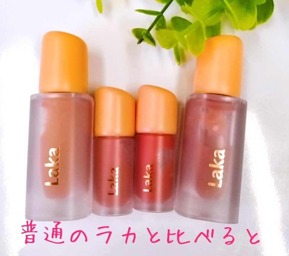 フルーティーグラムティント ミニデュオ/Laka/リップティントを使ったクチコミ(2枚目)