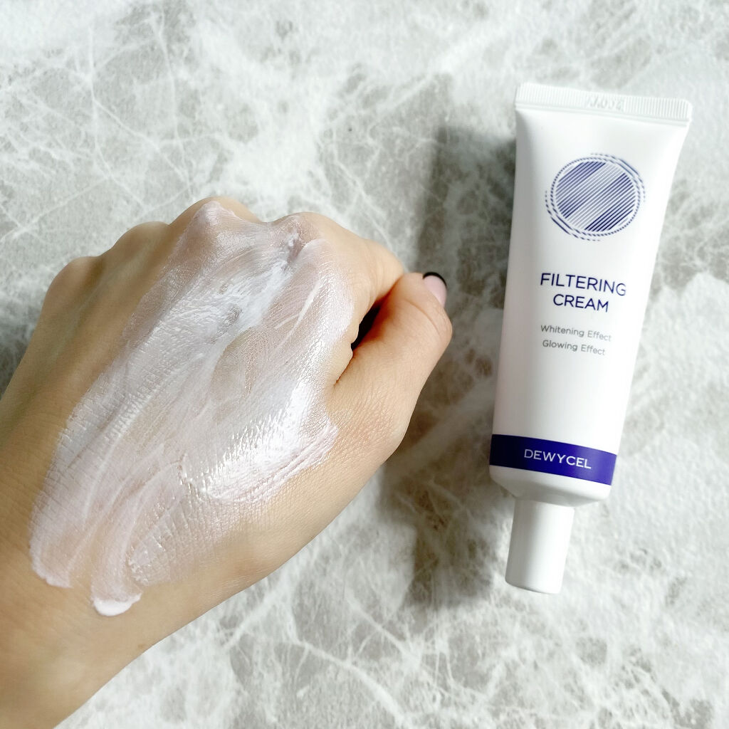 フィルタリングクリーム/DEWYCEL/日焼け止めクリームを使ったクチコミ（3枚目）