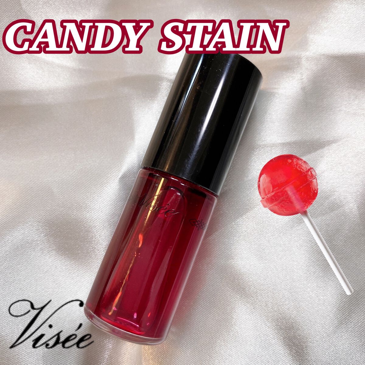 キャンディ ステイン PK820 ベリーキャンディ/Visée/口紅を使ったクチコミ（1枚目）
