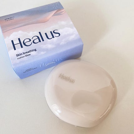 ブリージンググロークッション/Healus/クッションファンデーションを使ったクチコミ(2枚目)