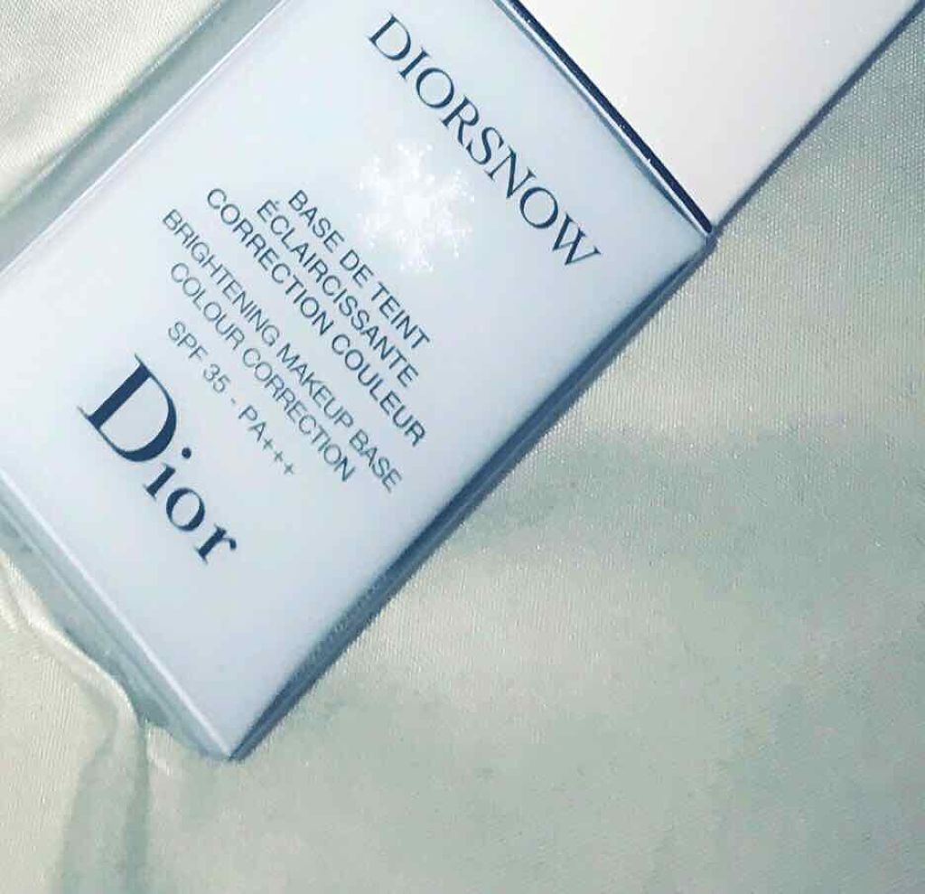 【旧】スノー メイクアップ ベース UV35 SPF35／PA+++/Dior/化粧下地を使ったクチコミ（1枚目）