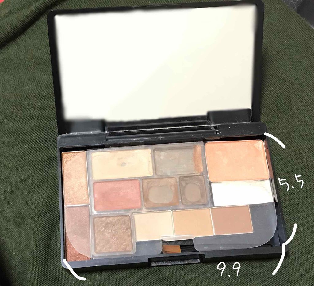 メイクアップケース(ミラー付き)/DAISO/その他化粧小物を使ったクチコミ（2枚目）