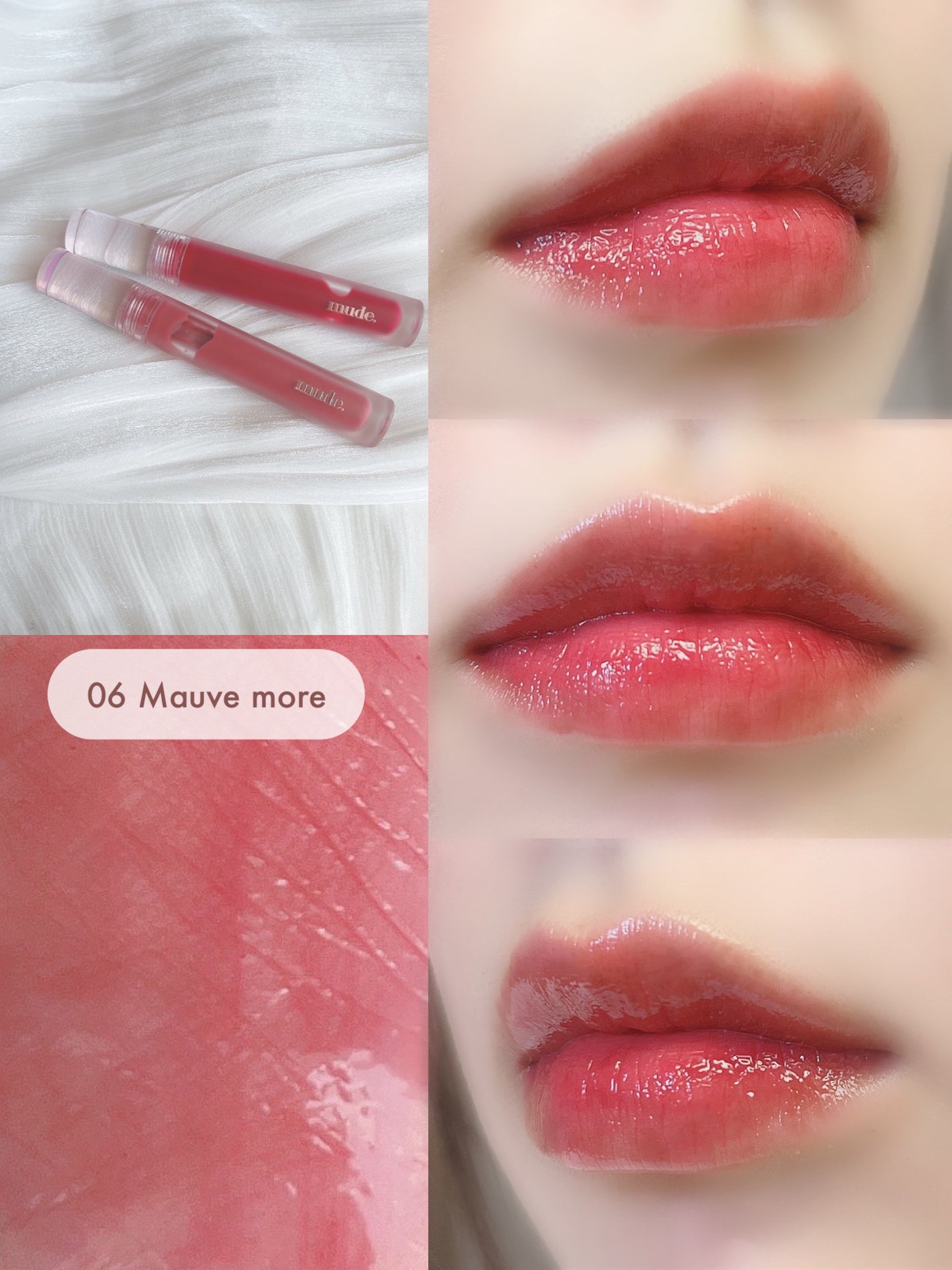 グラッセリップティント/mude/リップティントを使ったクチコミ(4枚目)