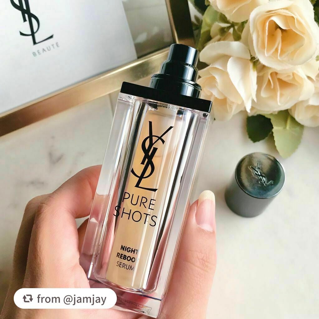 ピュアショット ナイト リチャージセラム/YVES SAINT LAURENT BEAUTE/美容液を使ったクチコミ(1枚目)