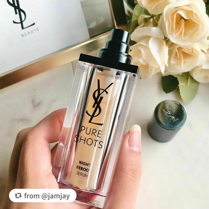 ピュアショット ナイト リチャージセラム/YVES SAINT LAURENT BEAUTE/美容液を使ったクチコミ(1枚目)
