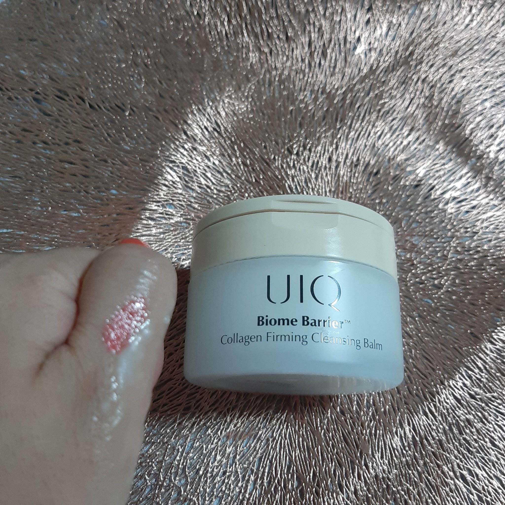 バイオームバリアコラーゲンファーミングクレンジングバーム/UIQ/クレンジングバームを使ったクチコミ（3枚目）