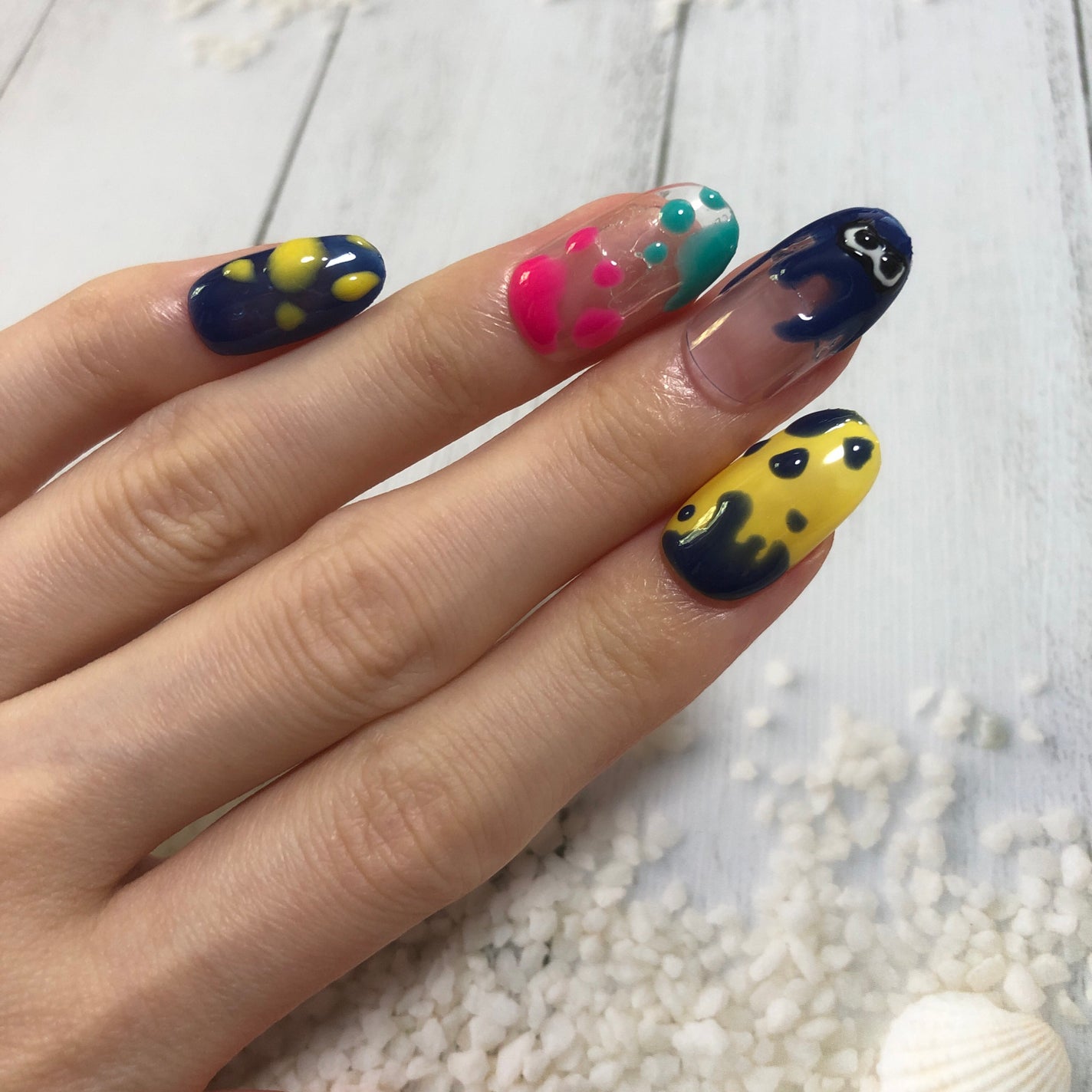 ジェルネイル(ライト対応)/セリア/ジェルネイルを使ったクチコミ(4枚目)