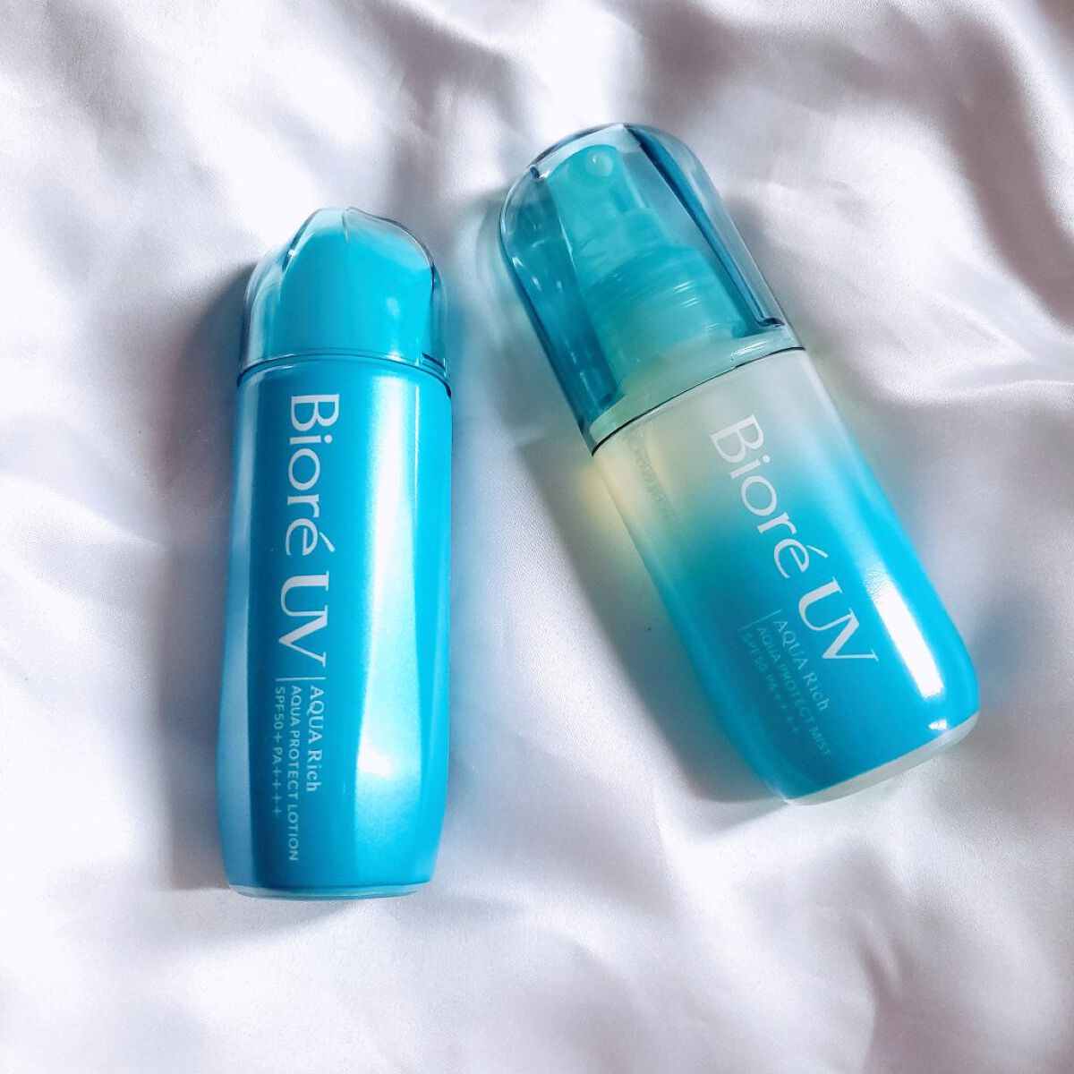 ビオレUV アクアリッチ アクアプロテクトローション(水層パック)/ビオレ/日焼け止めローションを使ったクチコミ（1枚目）