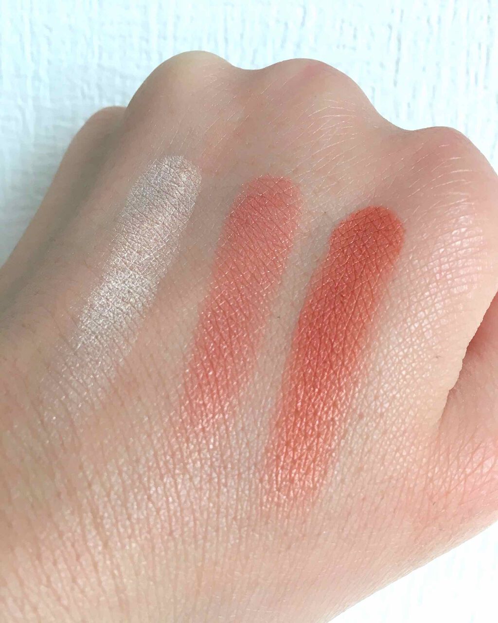 WHY NOT SPINNS 3色アイシャドウ テラコッタブラウン/DAISO/アイシャドウパレットを使ったクチコミ（3枚目）