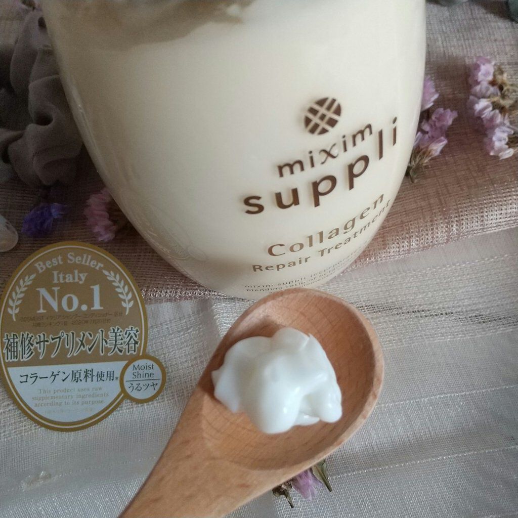 ビタミン リペアシャンプー／コラーゲン リペアヘアトリートメント/mixim suppli/市販シャンプーを使ったクチコミ（1枚目）