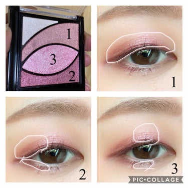 UR GLAM　VELVET EYE COLOR PALETTE/U R GLAM/パウダーアイシャドウを使ったクチコミ（2枚目）