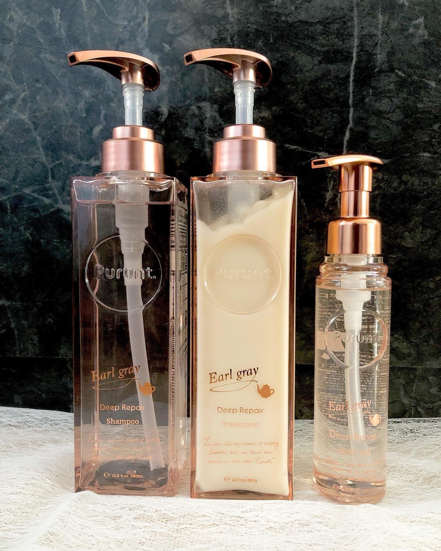 プルント ディープリペアペアセット アールグレイ N/Purunt./市販シャンプーを使ったクチコミ(1枚目)