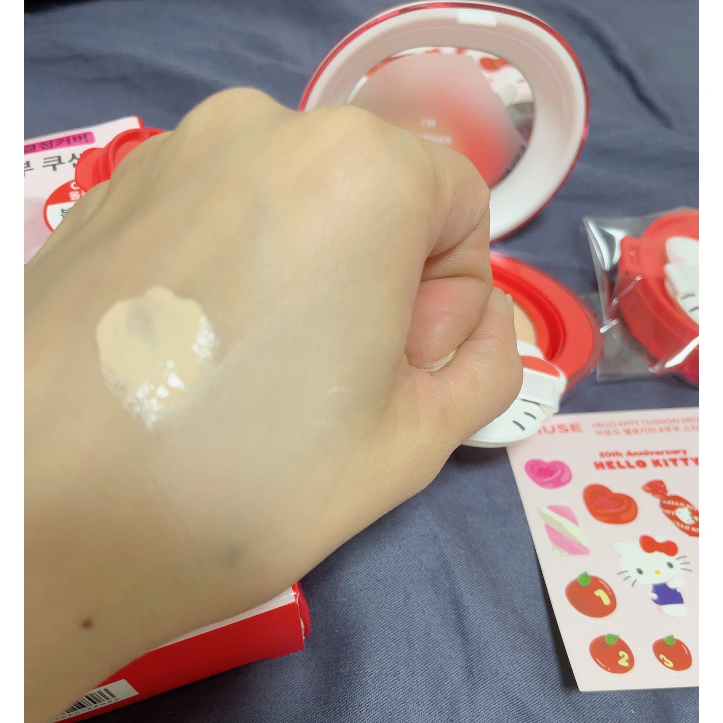 セラミックスキンパーフェクタークッション/AMUSE/ファンデーションを使ったクチコミ(2枚目)