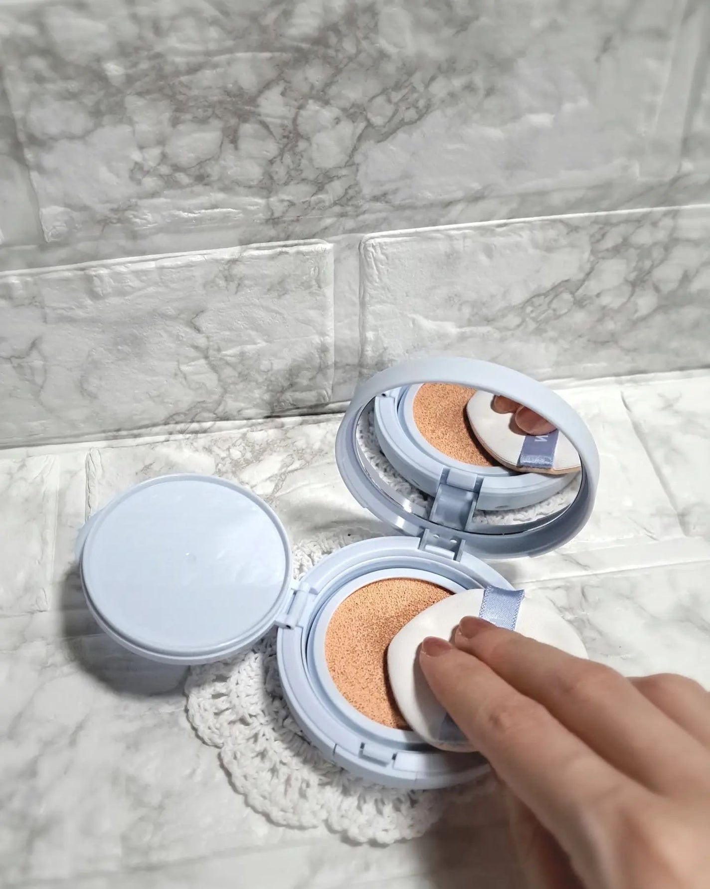 グロー マットクッション/APRILSKIN/クッションファンデーションを使ったクチコミ(6枚目)