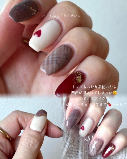ネイルステッカー/DAISO/ネイルチップ・パーツを使ったクチコミ(4枚目)