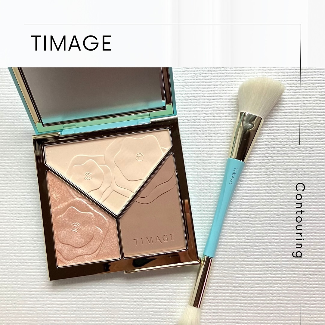 ハイライトシェーディングパレット/TIMAGE/パウダーハイライトを使ったクチコミ（1枚目）