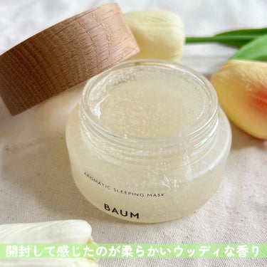 BAUM アロマティック スリーピングマスクのクチコミ「
\話題の癒しのスリーピングマスク🌿‬ /
BAUM
アロマティック　スリーピングマスク

友.....」（3枚目）