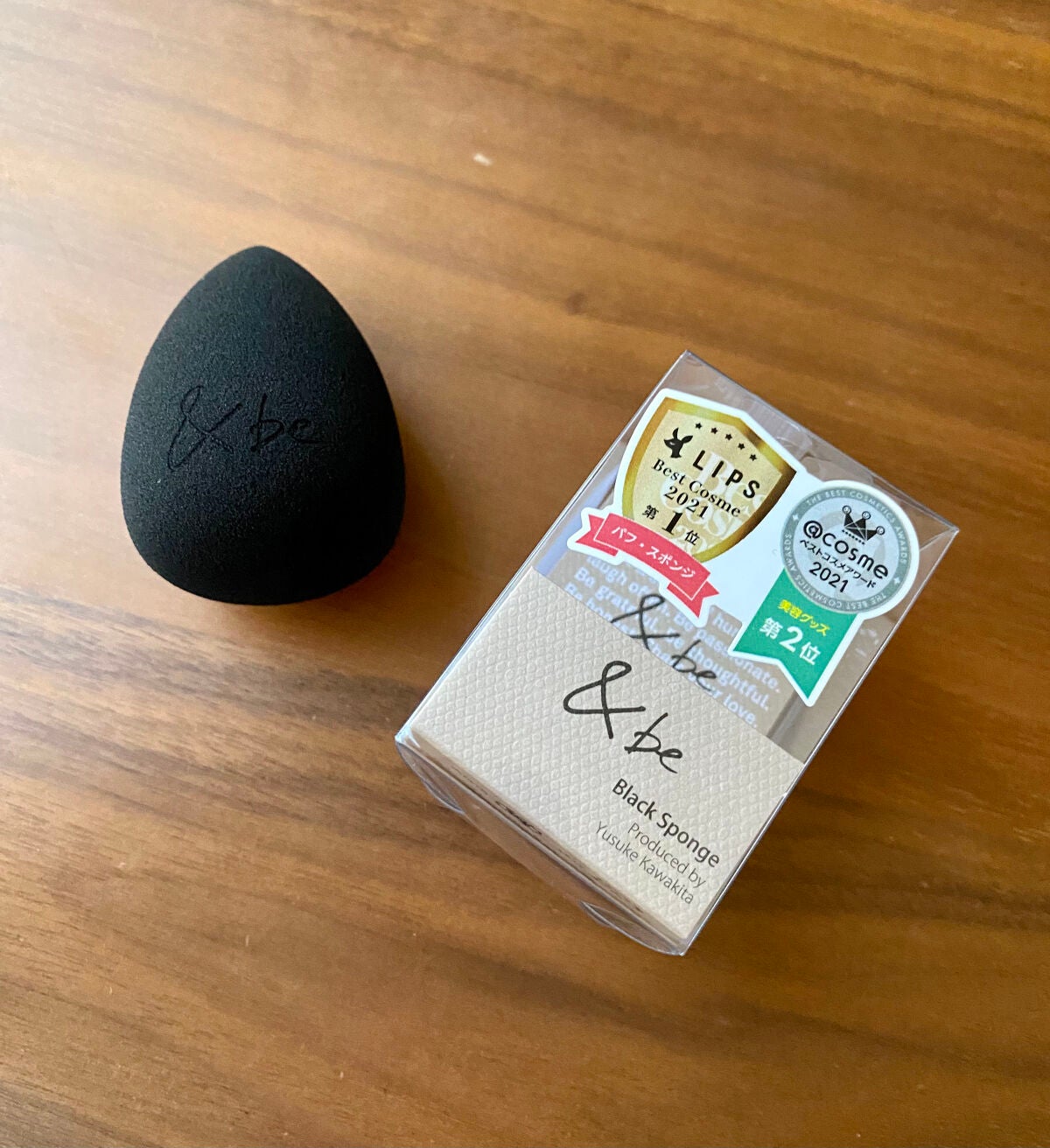 &be ブラックスポンジ/&be/パフ・スポンジを使ったクチコミ(1枚目)