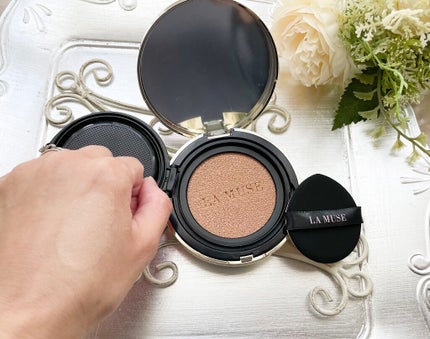 CORRECT CARE COMPLETE CC CUSHION/ラミューズ/クッションファンデーションを使ったクチコミ(3枚目)