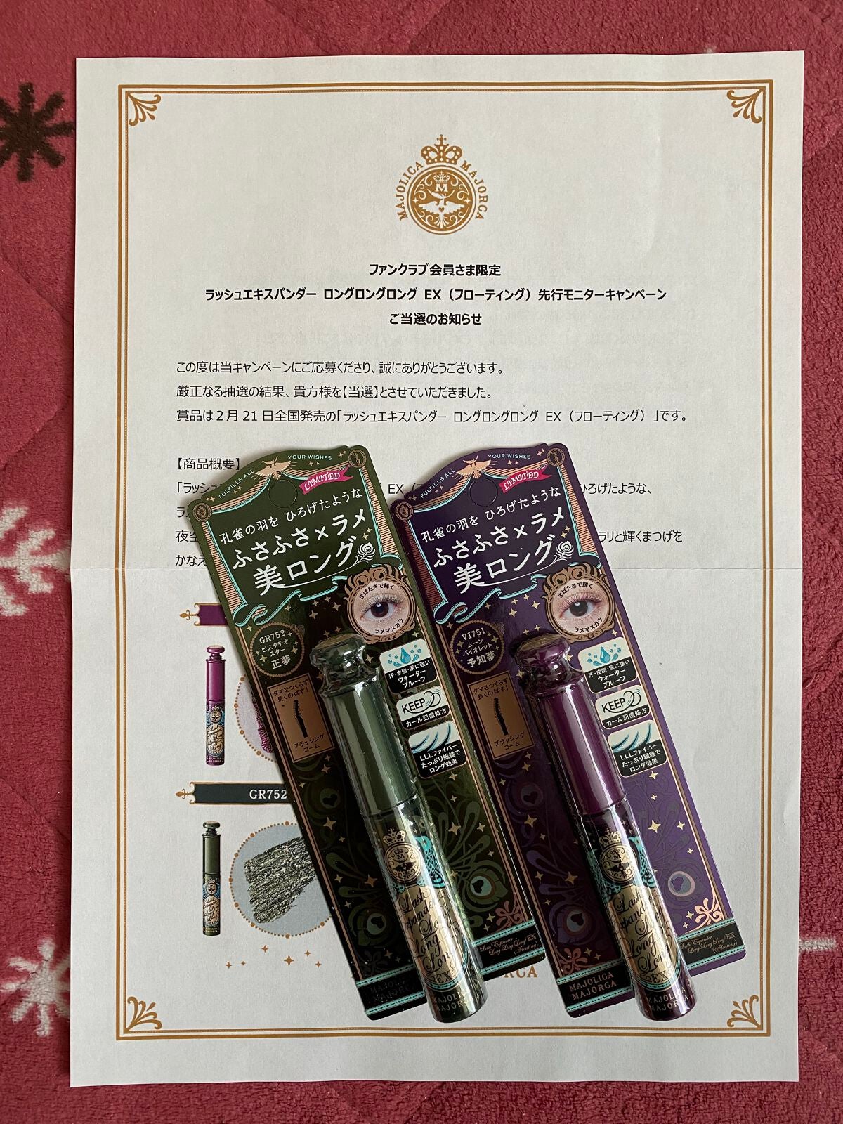 ラッシュエキスパンダー ロングロングロング EX/MAJOLICA MAJORCA/マスカラを使ったクチコミ(1枚目)