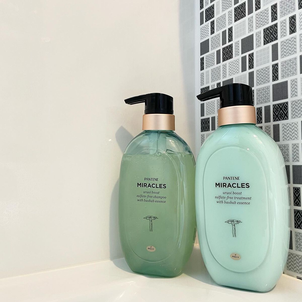 ミラクルズ うるおいブースト シャンプー/トリートメント/パンテーン/市販シャンプーを使ったクチコミ（2枚目）