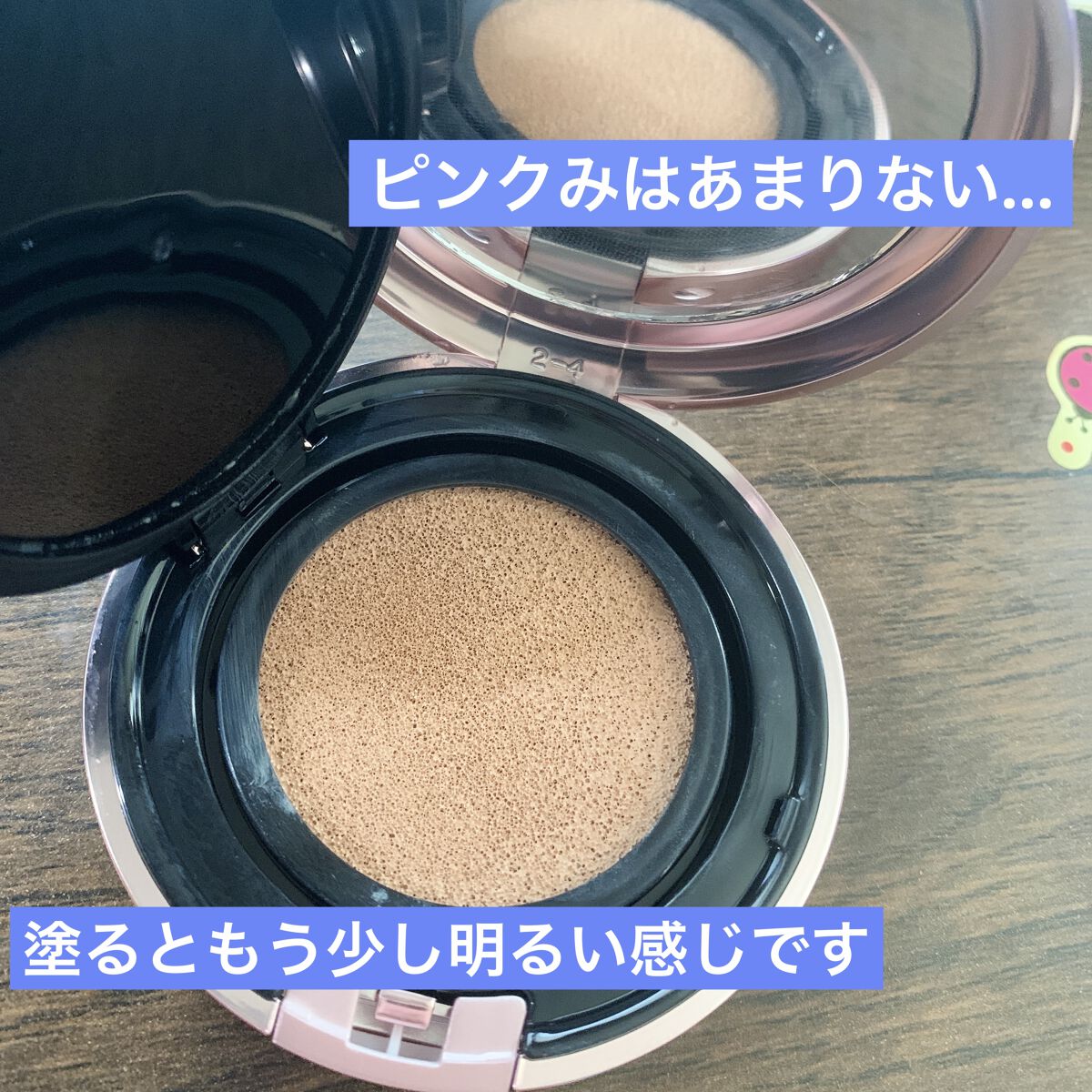 ウォンジョンヨ フィッティングクッション ラスティング 01 ペールピンク/Wonjungyo/クッションファンデーションを使ったクチコミ（3枚目）