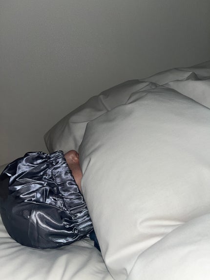 ナイトキャップ ロングタイプ/DAISO/ヘアケアグッズを使ったクチコミ(3枚目)