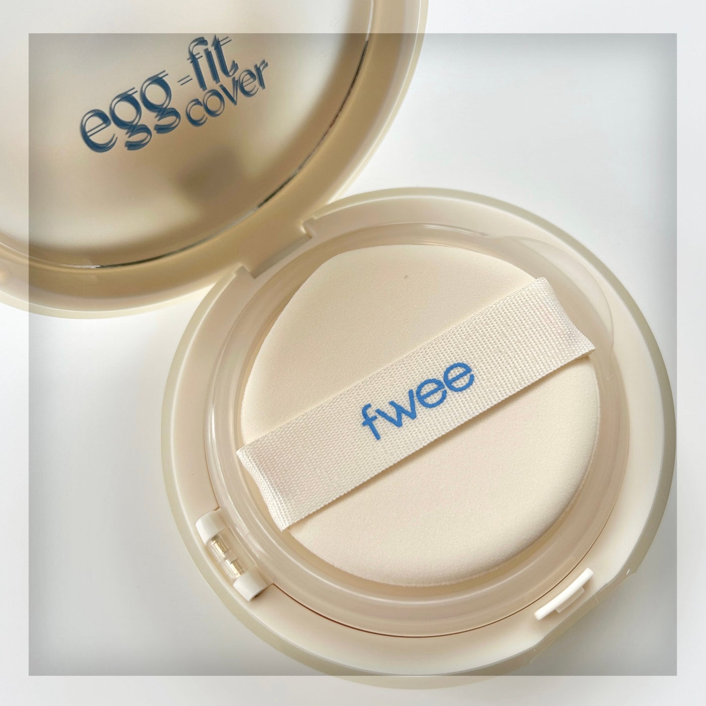 フィー クッションエッグフィットカバー/fwee/クッションファンデーションを使ったクチコミ(3枚目)
