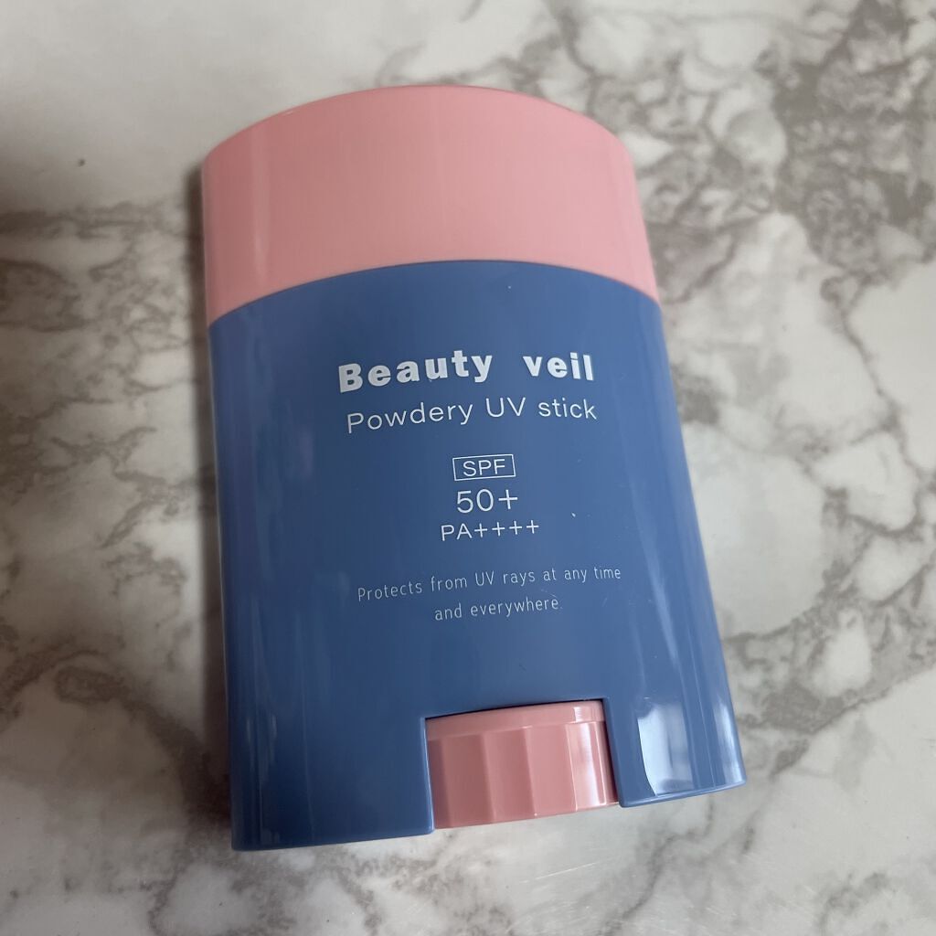 パウダリーUVスティック/Beauty veil/日焼け止めスティックを使ったクチコミ（1枚目）