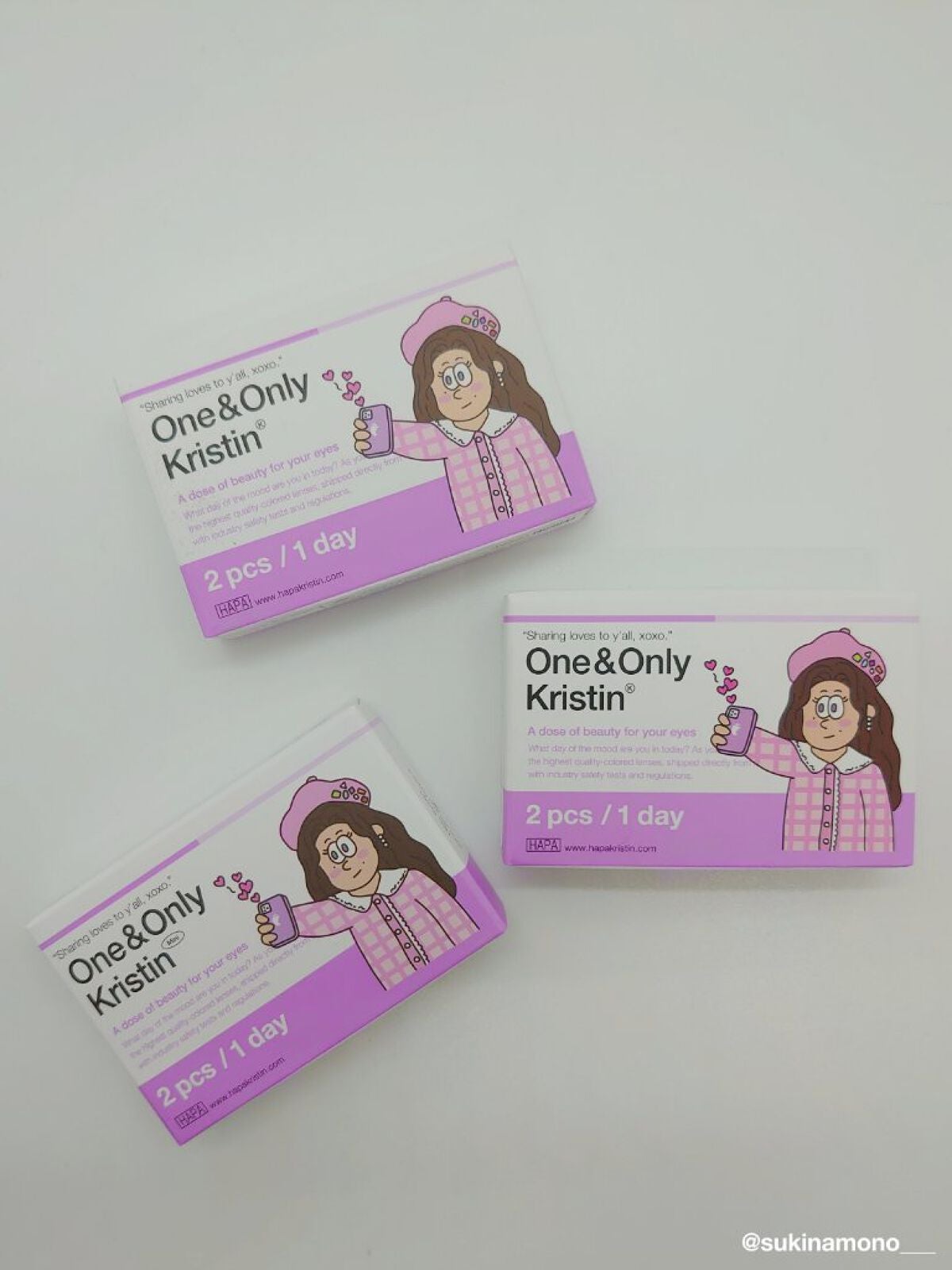 One & Only Kristin/Hapa kristin/カラーコンタクトレンズを使ったクチコミ(3枚目)