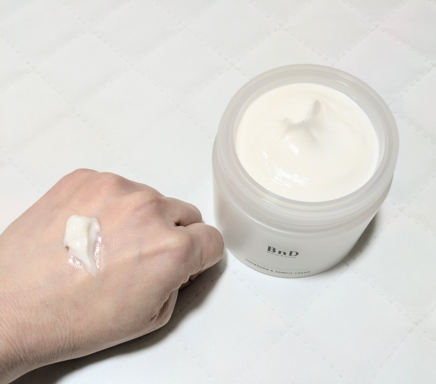 BnDアンダーアームクリーム(ボディクリーム)/BnD/デリケートゾーンケアを使ったクチコミ(3枚目)