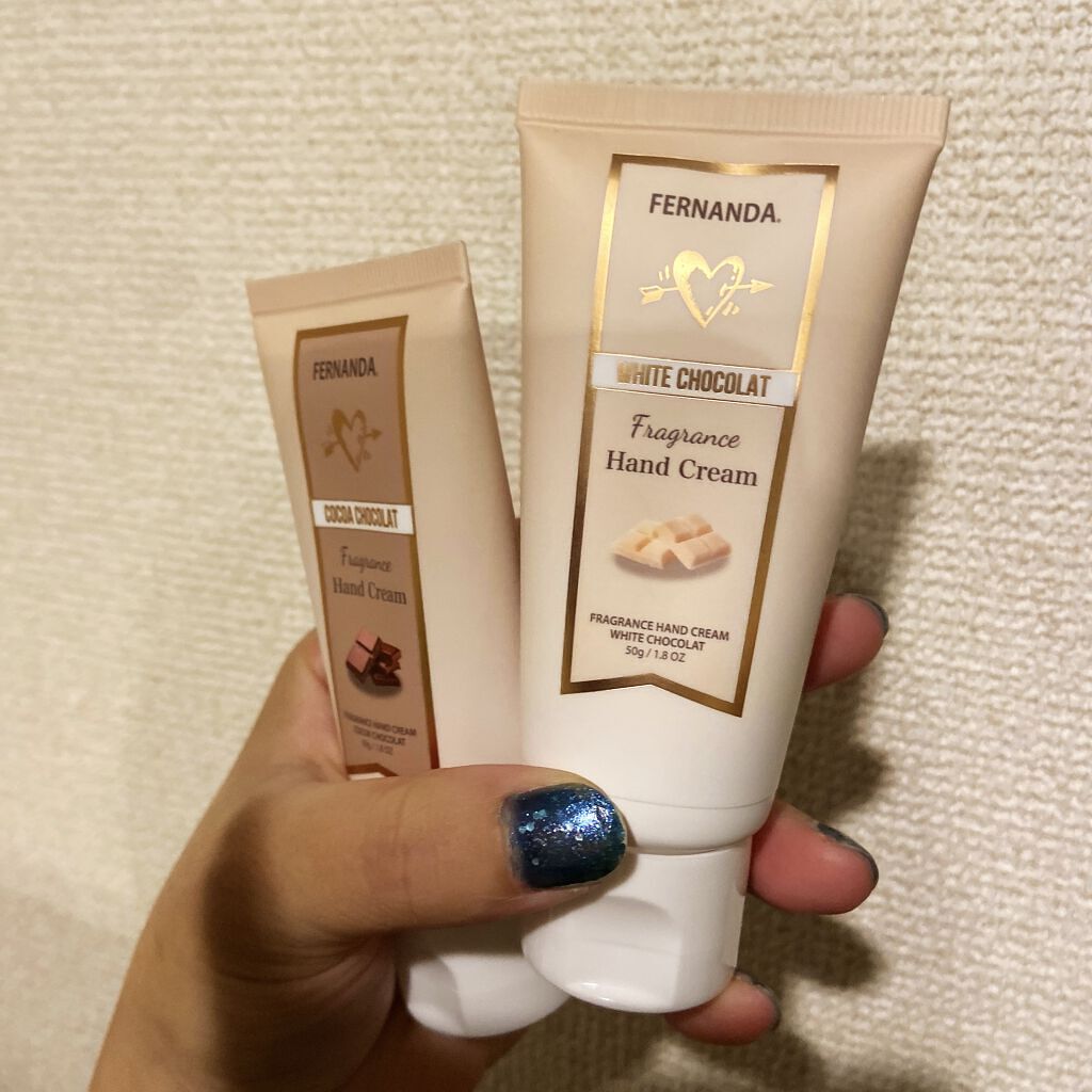 フレグランスハンドクリーム（ホワイトショコラ）/フェルナンダ/ハンドクリームを使ったクチコミ（1枚目）