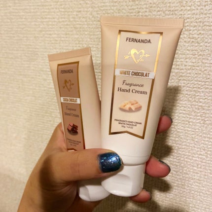 フレグランスハンドクリーム(ホワイトショコラ)/フェルナンダ/ハンドクリームを使ったクチコミ(1枚目)