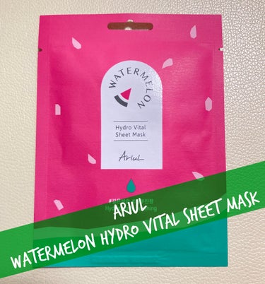 Watermelon Hydro Vital Sheet Mask/Ariul/シートマスク・パックを使ったクチコミ（1枚目）