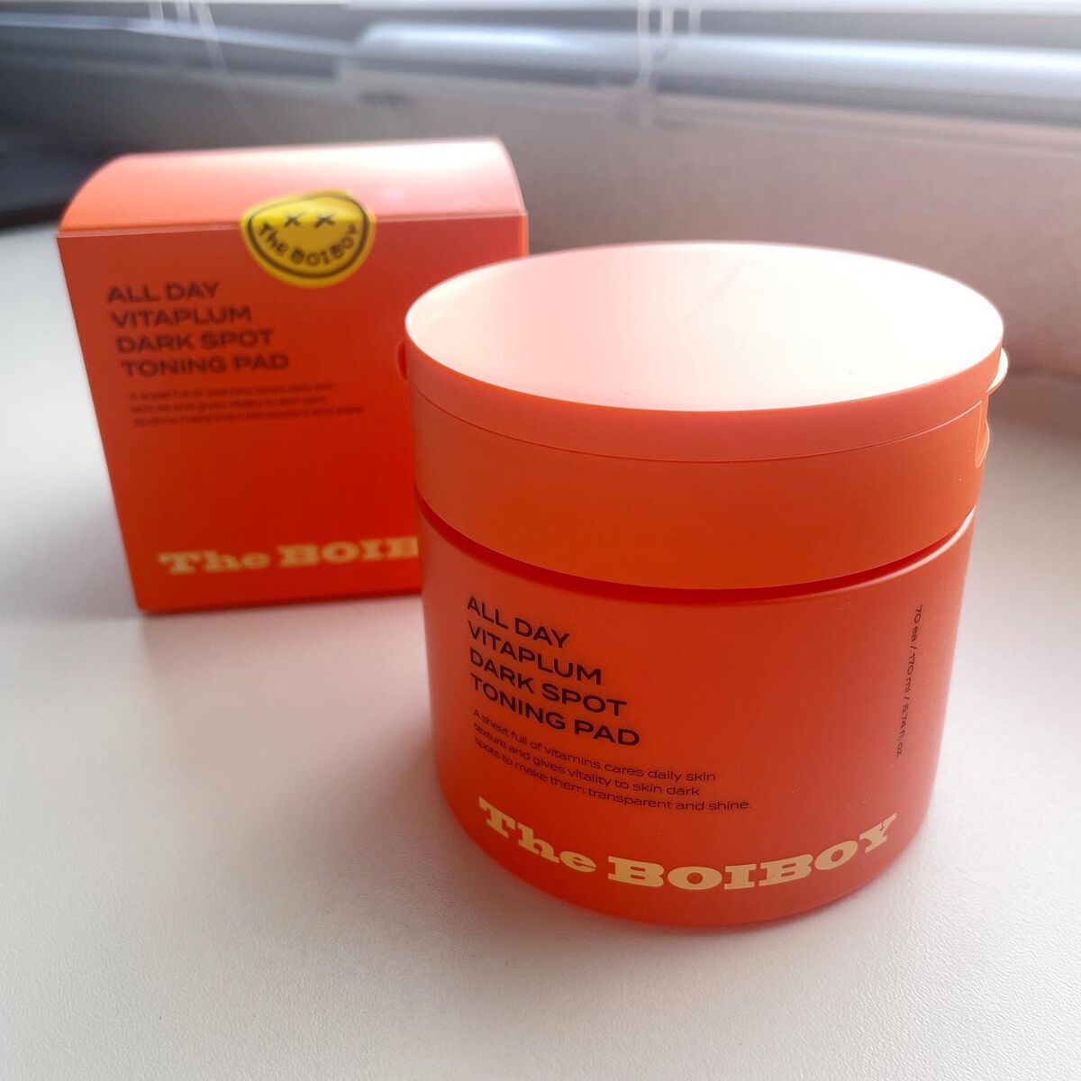 オールデイビタプラムスポットトーニングパッド/TheBOIBOY/トナーパッドを使ったクチコミ（1枚目）