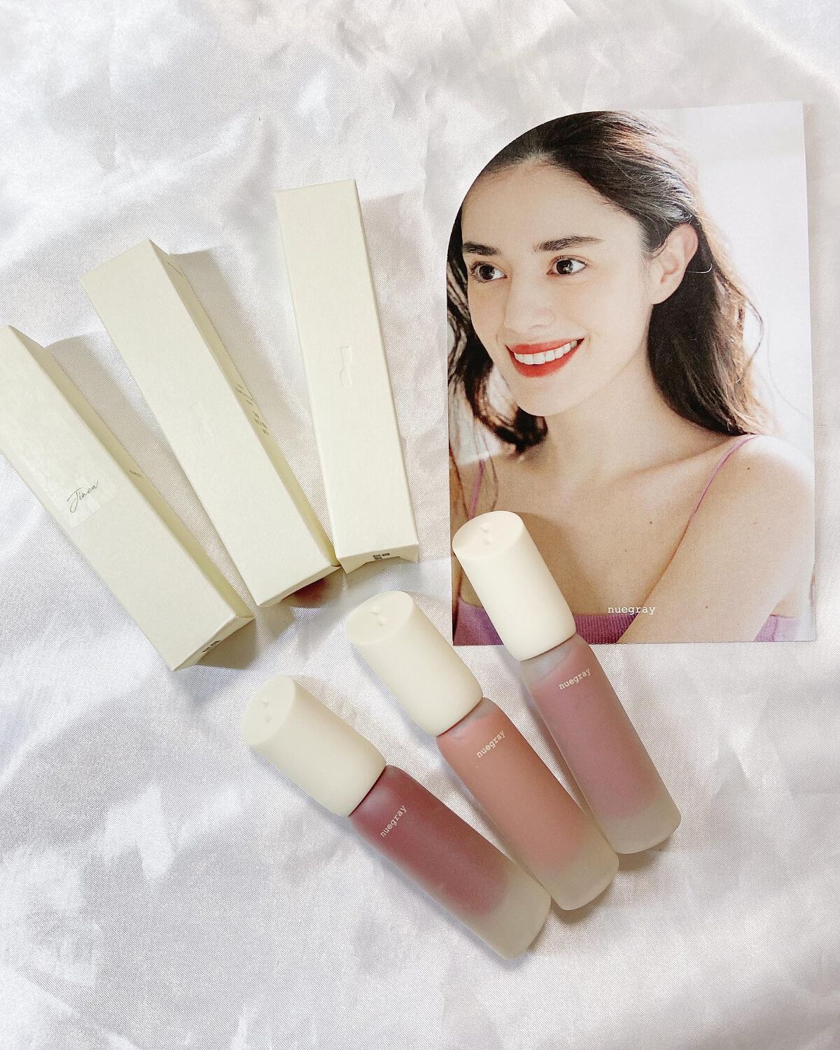 デイリームードマットリキッド/nuegray/リップグロスを使ったクチコミ(3枚目)