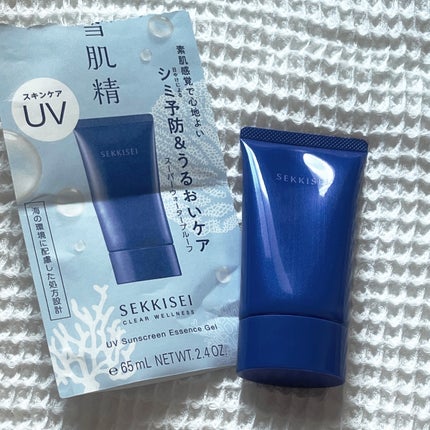 クリアウェルネス UVエッセンスジェル/雪肌精/日焼け止めジェルを使ったクチコミ(1枚目)