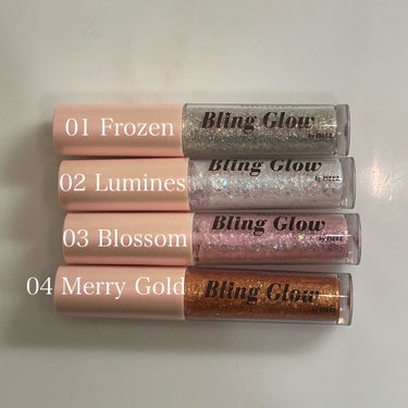 BLING GLOW ブリンリキッドグリッターライナーのクチコミ「今回紹介するのは
BLING GLOWのブリングリキッドグリッターライナー
です！！

♡o｡.....」（2枚目）