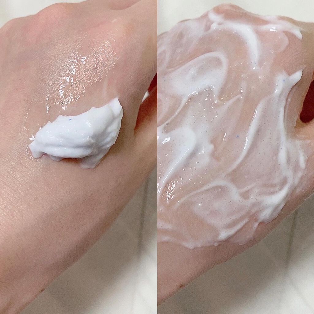 クリーミーフェイスポリッシュ/ムフフ/洗顔フォームを使ったクチコミ（3枚目）