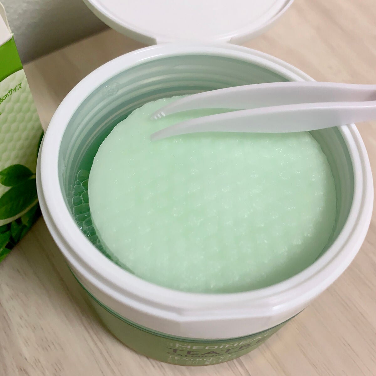 ティーツリーカーミングエッセンスパッド/MEDIHEAL/トナーパッドを使ったクチコミ(2枚目)