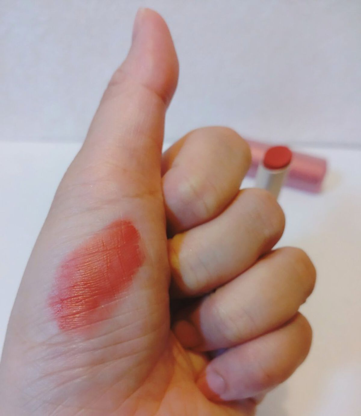 フィクシングティントバー/ETUDE/リップティントを使ったクチコミ（3枚目）