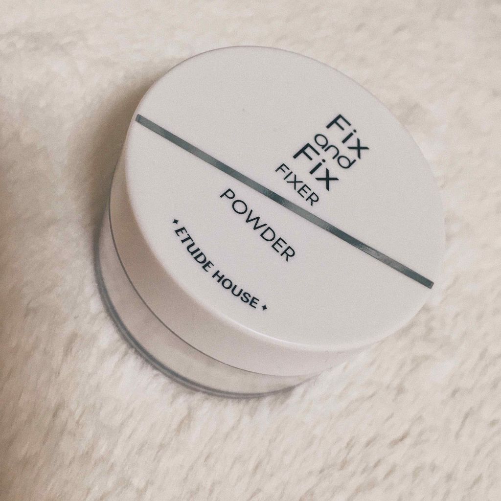 フィックス&フィックス パウダーフィクサー/ETUDE/ルースパウダーを使ったクチコミ(1枚目)